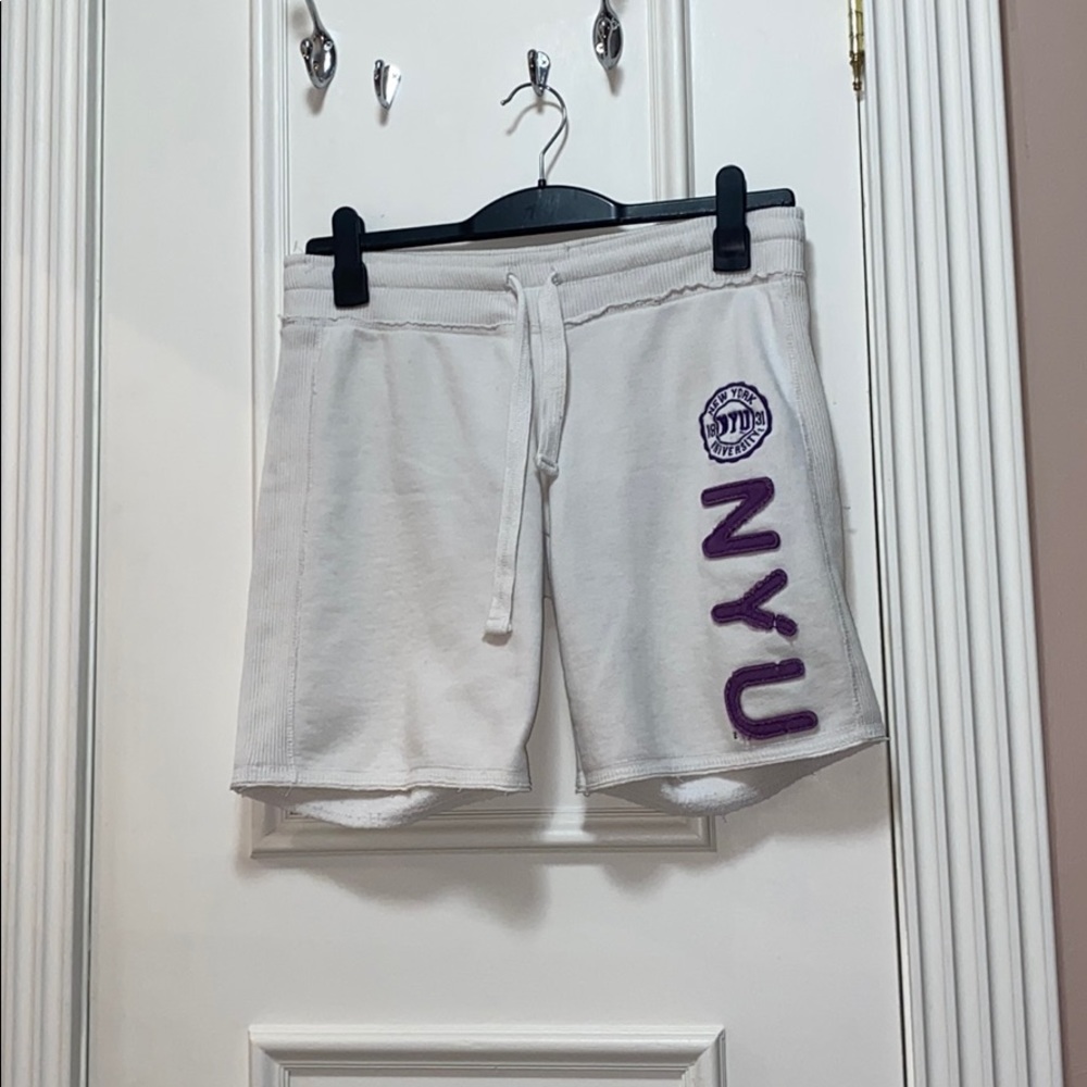 NYU athletic shorts
